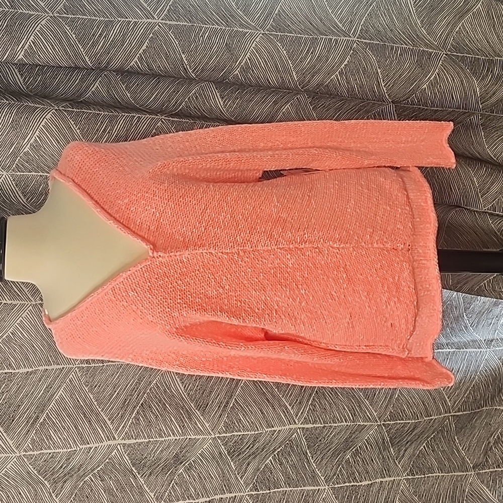 NWT! Free People Neon Flamingo Long Sweater Size Small